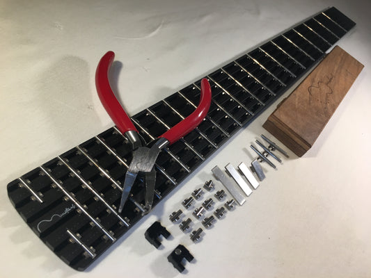 Adjustable Microtonal Guitar Fretboard